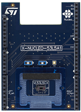 X-NUCLEO-53L5A1 评估板（ST 例程包官方图片）